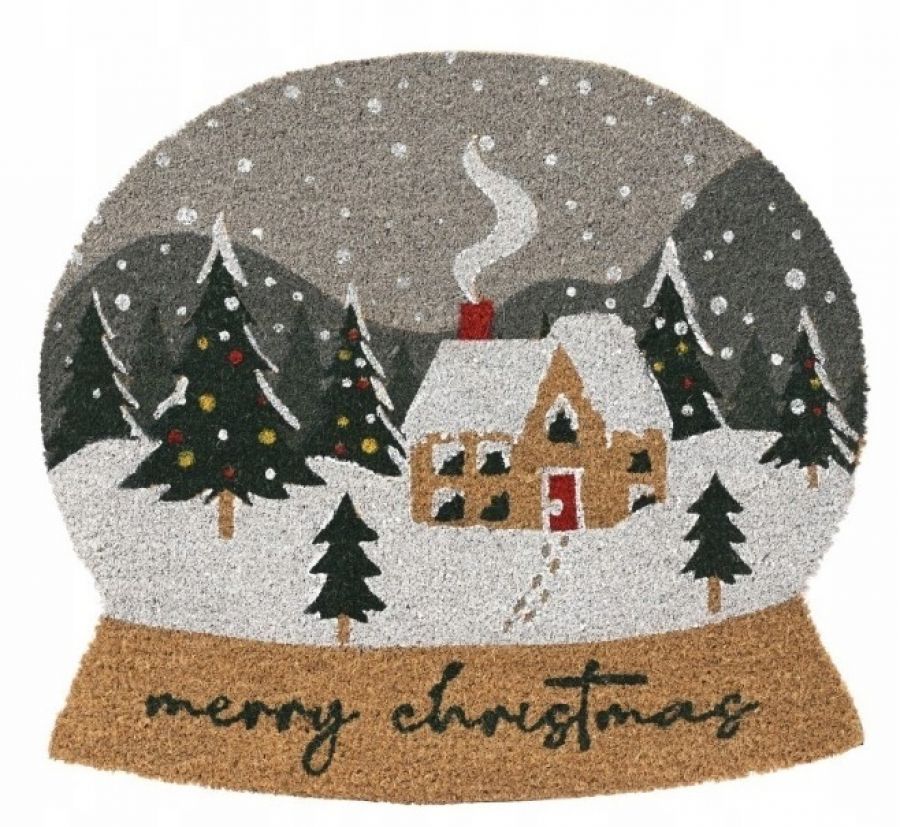 Wycieraczka świąteczna Szklana kula śnieżna