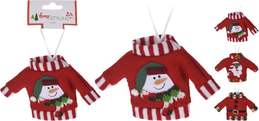 Zawieszka Świąteczny Sweterek motyw do wyboru