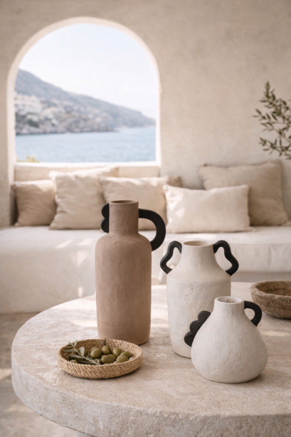 Zestaw 3 wazonów Organic Terra