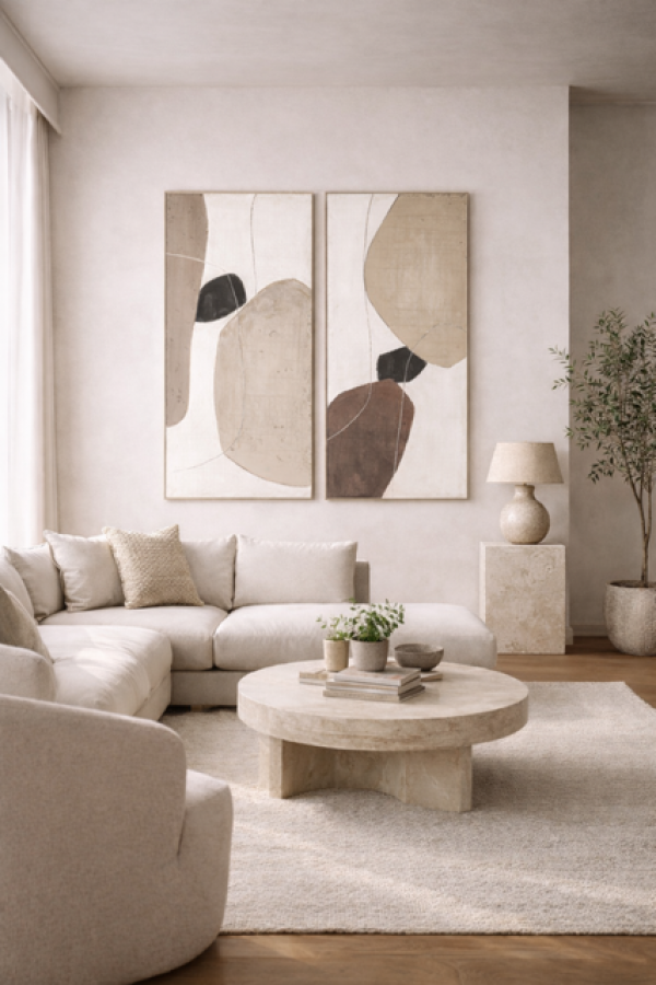 Zestaw obrazów Earth Formes 70 x 140 cm