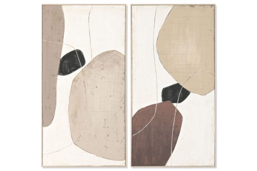 Zestaw obrazów Earth Formes 70 x 140 cm