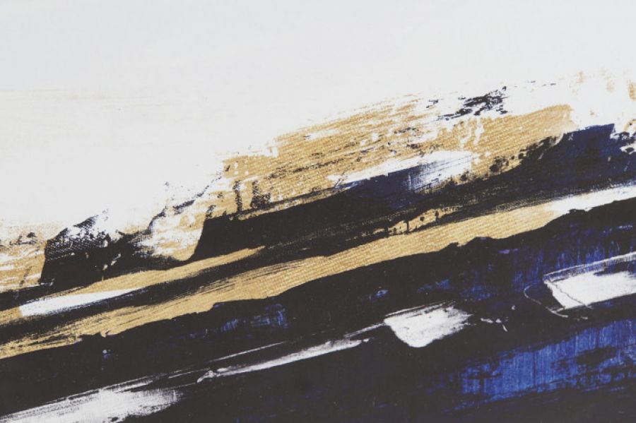 Zestaw Obrazów Golden Horizon 60 x 80 cm