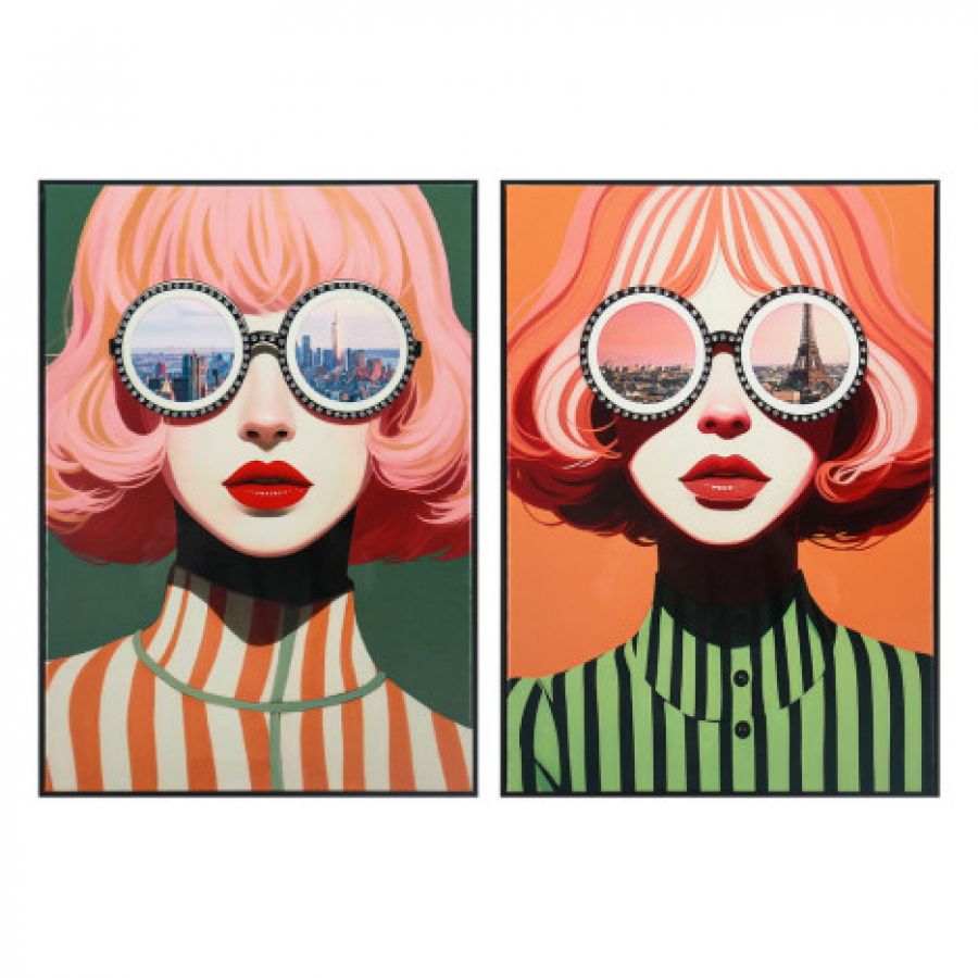 Zestaw obrazów Metro Chic Duo