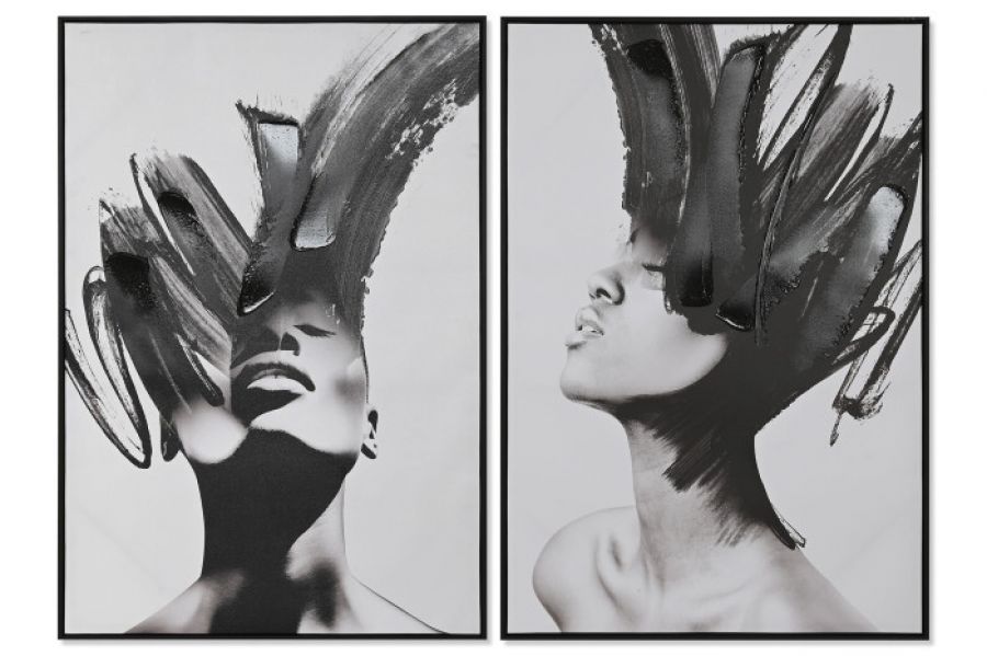 Zestaw obrazów Monochrome Reverie 83 x 123 cm