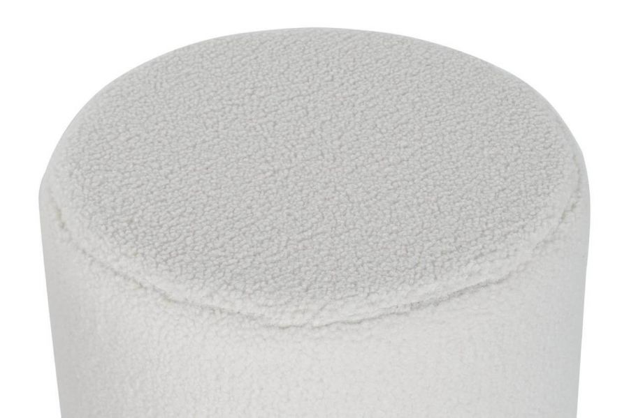 Zestaw Puf Boucle teddy curl biały - Item International