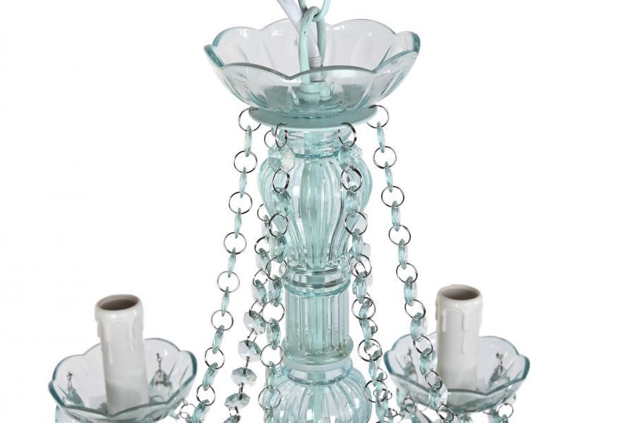 Żyrandol Maria Teresa 6 crystal blue
