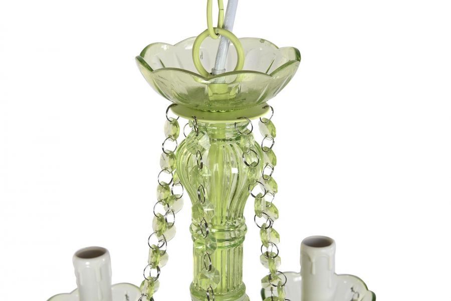 Żyrandol Maria Teresa 6 crystal zielony 
