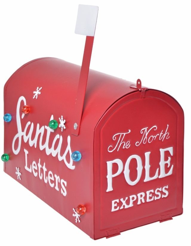 Skrzynka Na Listy Xmas Czerwona Podświetlana 179 00 Zł Sklep Planeta Design
